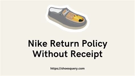 nike return without receipt